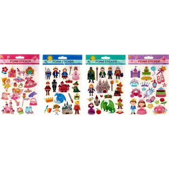 samolepka Dětské dekorativní samolepky - království / pohádka, 14x15 cm (zn. WIKY)