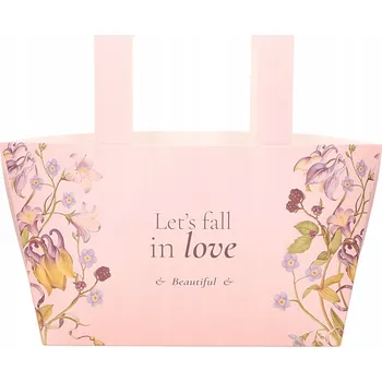 Obraz Papírová taška na květiny růžová 28x14 cm