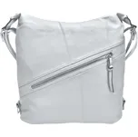 Velký světle šedý kabelko-batoh s šikmou kapsou Flopsy
