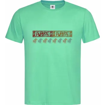 Pánské tričko Tričko Aztécké symboly Druh: Pánské, Barva: Světle Zelená, Velikost: XL
