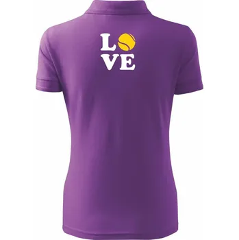 Tenis love - Polokošile dámská Pique Polo - XS ( Fialová )