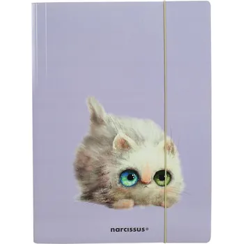 DESKY S GUMIČKOU A4 Narcissus Kočka