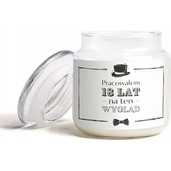 Svíčka Parafínová vonná svíčka Bavlna Prezentonauci 1 ks