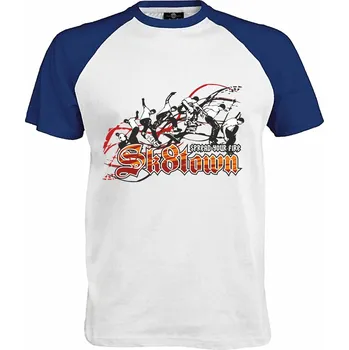 Pánské tričko Tričko Sk8town Druh: Pánské, Barva: Royal | Bílá, Velikost: M