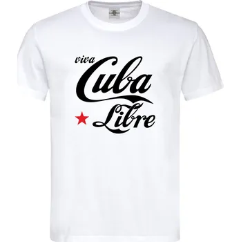 Pánské tričko Tričko Viva Cuba Libre Druh: Pánské, Barva: Bílá, Velikost: XL