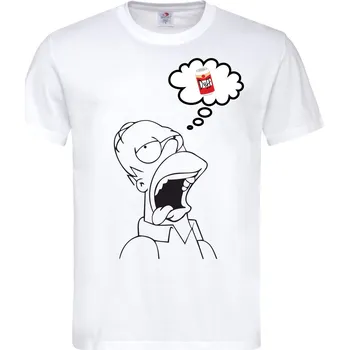 Pánské tričko Tričko Homer Dream Of Duff | The Simpsons Druh: Pánské, Barva: Bílá, Velikost: L