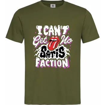 Pánské oblečení Tričko I can't get no | Satisfaction Druh: Pánské, Barva: Khaki, Velikost: XL