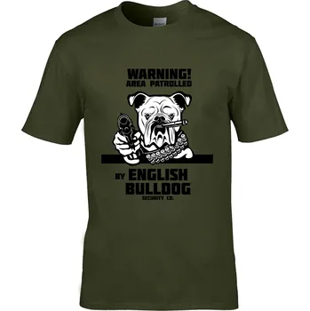 Pánské oblečení Tričko Pozor! Hlídané území Druh: Pánské, Barva: Khaki, Velikost: XL