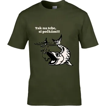 Pánské tričko Tričko Tak na tebe, si počkám!!! Druh: Pánské, Barva: Khaki, Velikost: XL