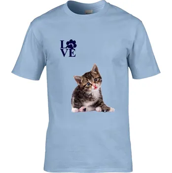 Dámské tričko Tričko Malé kotě Druh: Dámské, Barva: Světle Zelená, Velikost: XL