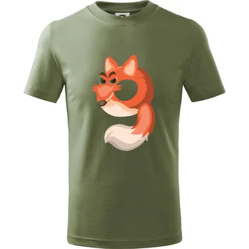 Chlapecké tričko Věk dítětě zvíře 9 - Tričko dětské bavlněné - 122 cm/6 let ( Khaki )