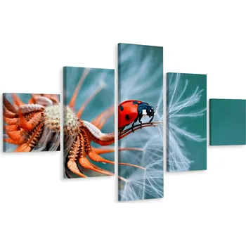 Obraz Vícedílný obraz BERUŠKA zblízka 3D 250x150 cm