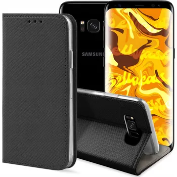 Pouzdro na mobilní telefon Pouzdro s klopou Hello Case pro Samsung Galaxy S8, černé