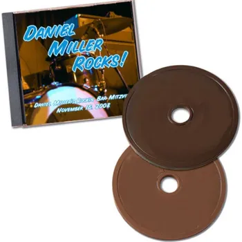 Čokoláda Čokoládové CD 35g v plastové krabičce 250ks