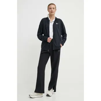 Dámská mikina Mikina Under Armour dámská, černá barva, s kapucí, hladká 1386043 99X, vel. S