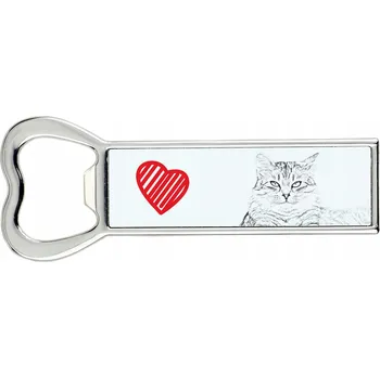 Otvírák Otvírák na láhve s kočkou sibiřskou a Vaší fotografií