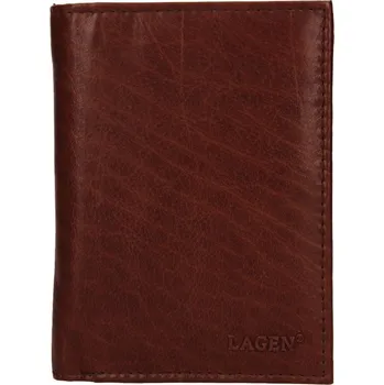 Peněženka Lagen V-105 pánská kožená peněženka hnědá