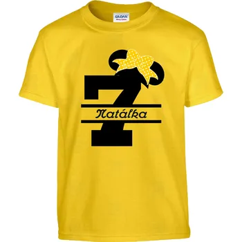 Chlapecké tričko Tričko Maruška 6 let Druh: Dětské, Barva: Žlutá, Velikost: XL