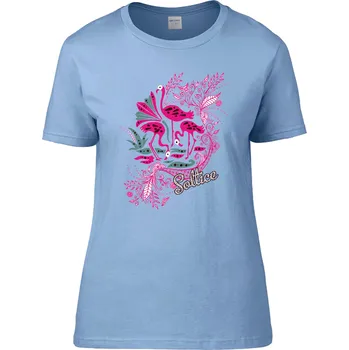 Dámské tričko Tričko Plameňáci Druh: Dámské, Barva: Růžová, Velikost: S