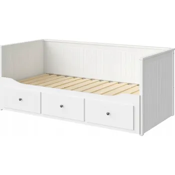 Postel IKEA HEMNES Rám postele s 3 zásuvkami 80 x 200 cm bílá