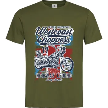 Pánská móda Tričko Westcoast Choppers Druh: Dětské, Barva: Khaki, Velikost: 122-S