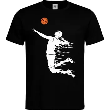 Pánské tričko Tričko Volejbal Druh: Pánské, Barva: Černá, Velikost: S