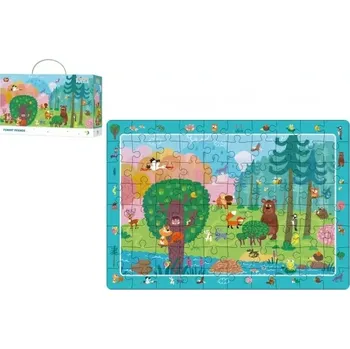 Puzzle Dodo s hledáním obrázků Lesní kamarádi 80 dílků