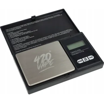 Obraz Váha na sušené bylinky 420Vape 200 g, přesnost 0,01 g + AAA baterie
