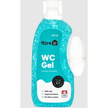 WC čistič FLORE home WC gel 400 ml oceán s košíčkem