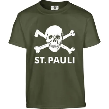 Pánské oblečení Tričko St. Pauli Druh: Dětské, Barva: Khaki, Velikost: 146-L