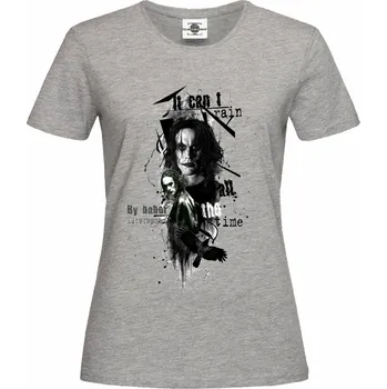 Dámské tričko Tričko Vrána Druh: Dámské, Barva: Šedá, Velikost: S