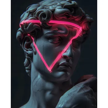 Plakát Plakát Neonová renesance bez rámu 40 x 50 cm