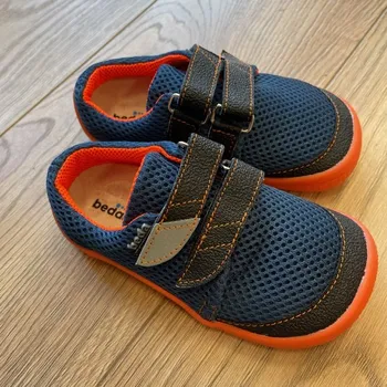Chlapecká obuv Tenisky prodyšné Blue mandarine (s okopem), Beda Barefoot Velikost: 24
