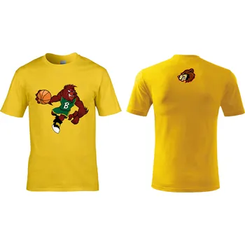Pánské tričko Tričko Basketball Bear Druh: Pánské, Barva: Žlutá, Velikost: M