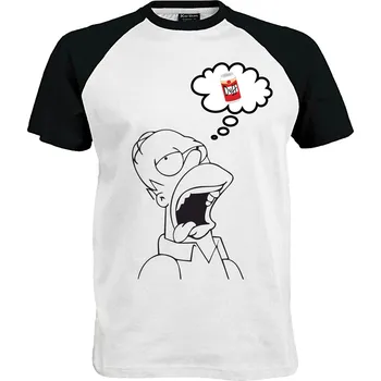 Pánské tričko Tričko Homer Dream Of Duff | The Simpsons Druh: Pánské, Barva: Černo | Bílá, Velikost: XL