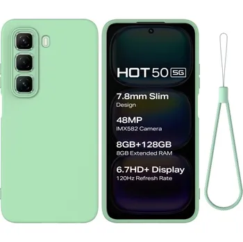 Příslušenství pro tablet VSECHNONAMOBIL 99900 RUBBER Ochranný obal pro Infinix Hot 50 5G zelený