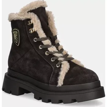 Dámské kozačky Semišové boty Blauer KIMMEL F4KIMMEL06.SUE hnědá 89X, EUR 41