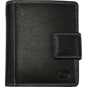 Peněženka DD 2215-01 pánská kožená peněženka černá