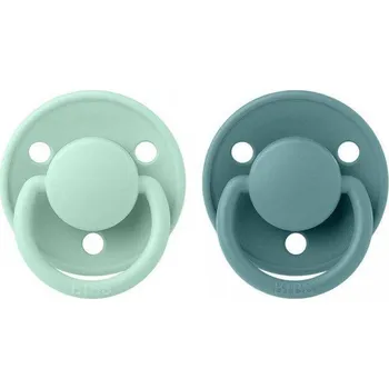 Bibs dudlíky kaučuk 2 ks De Lux 6-18 měsíců Nordic-mint-island-sea