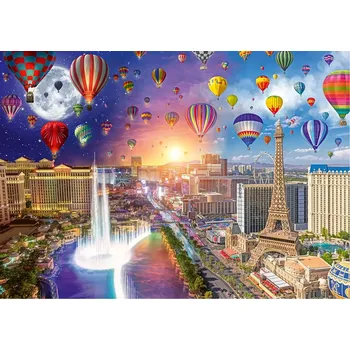 Puzzle SCHMIDT Den a noc: Las Vegas 1000 dílků