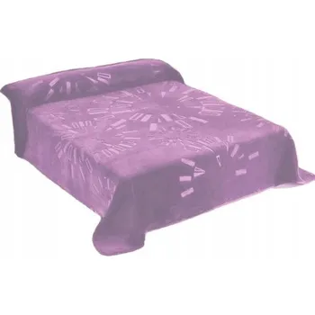 Prostěradlo Akrylová deka Piel, 220 cm x 240 cm, fialová