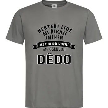 Pánské tričko Tričko Někteří lidé mi říkají jménem Druh: Pánské, Barva: Břidlice, Velikost: S