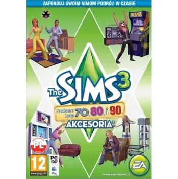 Počítačová hra The Sims 3 70s, 80s, & 90s Stuff - KOD ORIGIN PC - Dodatek do hry The Sims 3: Módní kolekce 70., 80. a 90. léta