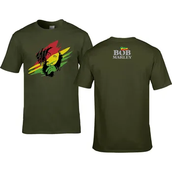 Pánské oblečení Tričko Král Reggae Druh: Pánské, Barva: Khaki, Velikost: M