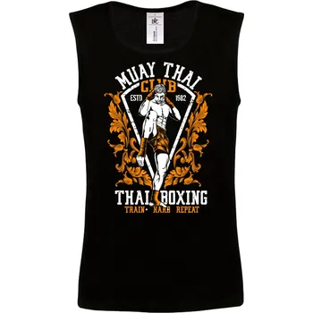 Pánské tričko Tričko Thai Boxing Druh: Pánské, Barva: Černá, Velikost: L