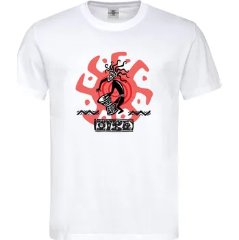 Pánské tričko Tričko Bubnový tanec Druh: Pánské, Barva: Bílá, Velikost: XL