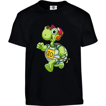 Pánské tričko Tričko Rychlý jako želva Druh: Dětské, Barva: Černá, Velikost: 158-XL