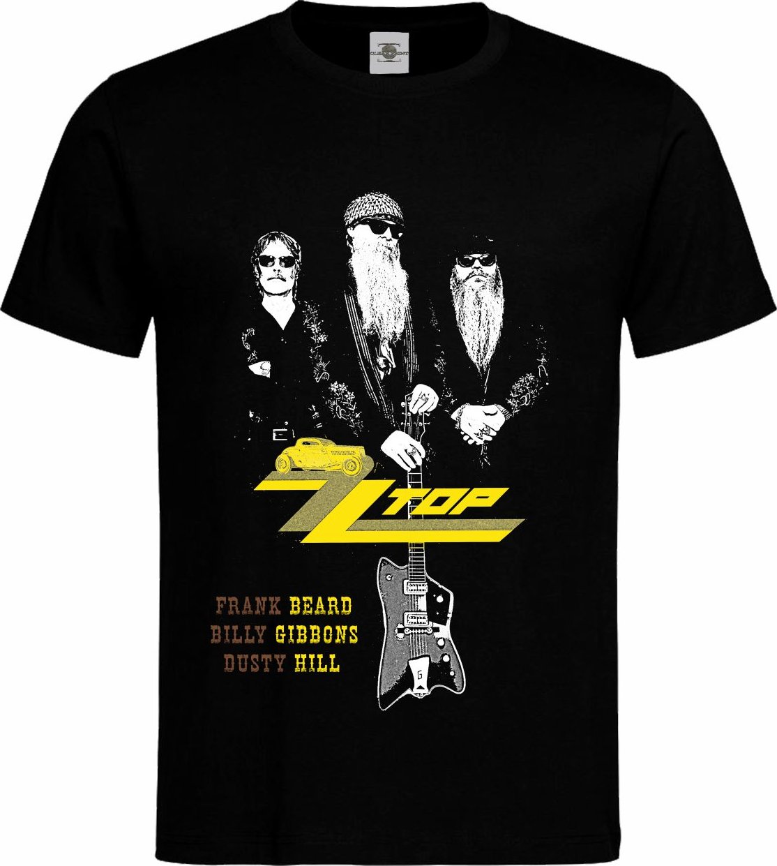 Tričko ZZ Top Druh: Pánské, Barva: Černá, Velikost: XL