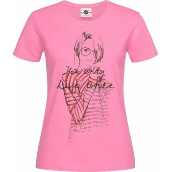 Dámské tričko Tričko You only live once Druh: Dámské, Barva: Růžová, Velikost: M