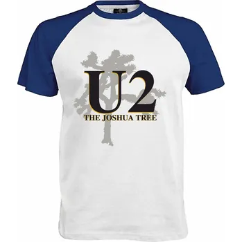 Pánské tričko Tričko U2 | The Joshua Tree Druh: Pánské, Barva: Royal | Bílá, Velikost: L